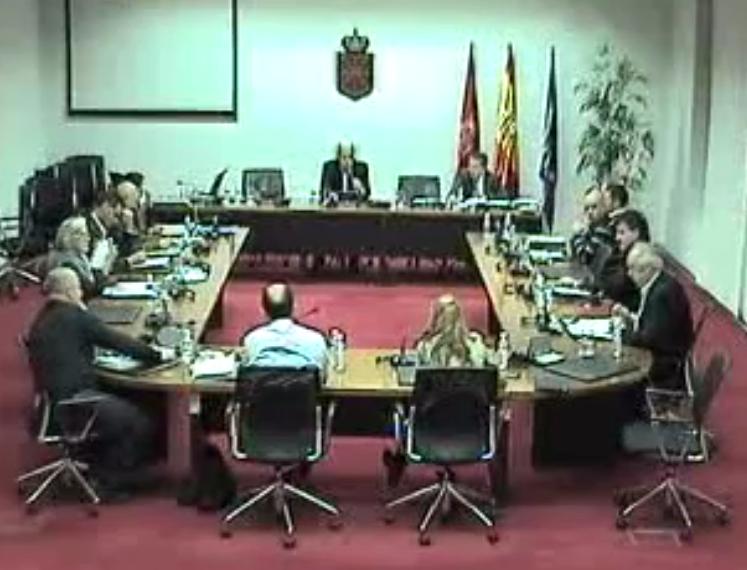 Imagen de la sesión, tomada del video del Parlamento