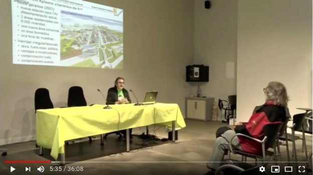 Charla: los problemas del proyecto de estación del TAV en Etxabakoitz ...